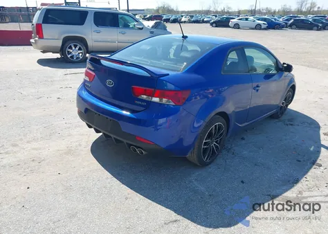 2010 Kia Forte Koup Sx z USA, uszkodzony, nr VIN KNAFW6A39A5312078